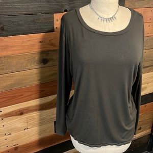 Green Soft Sweater with Elbow Patches